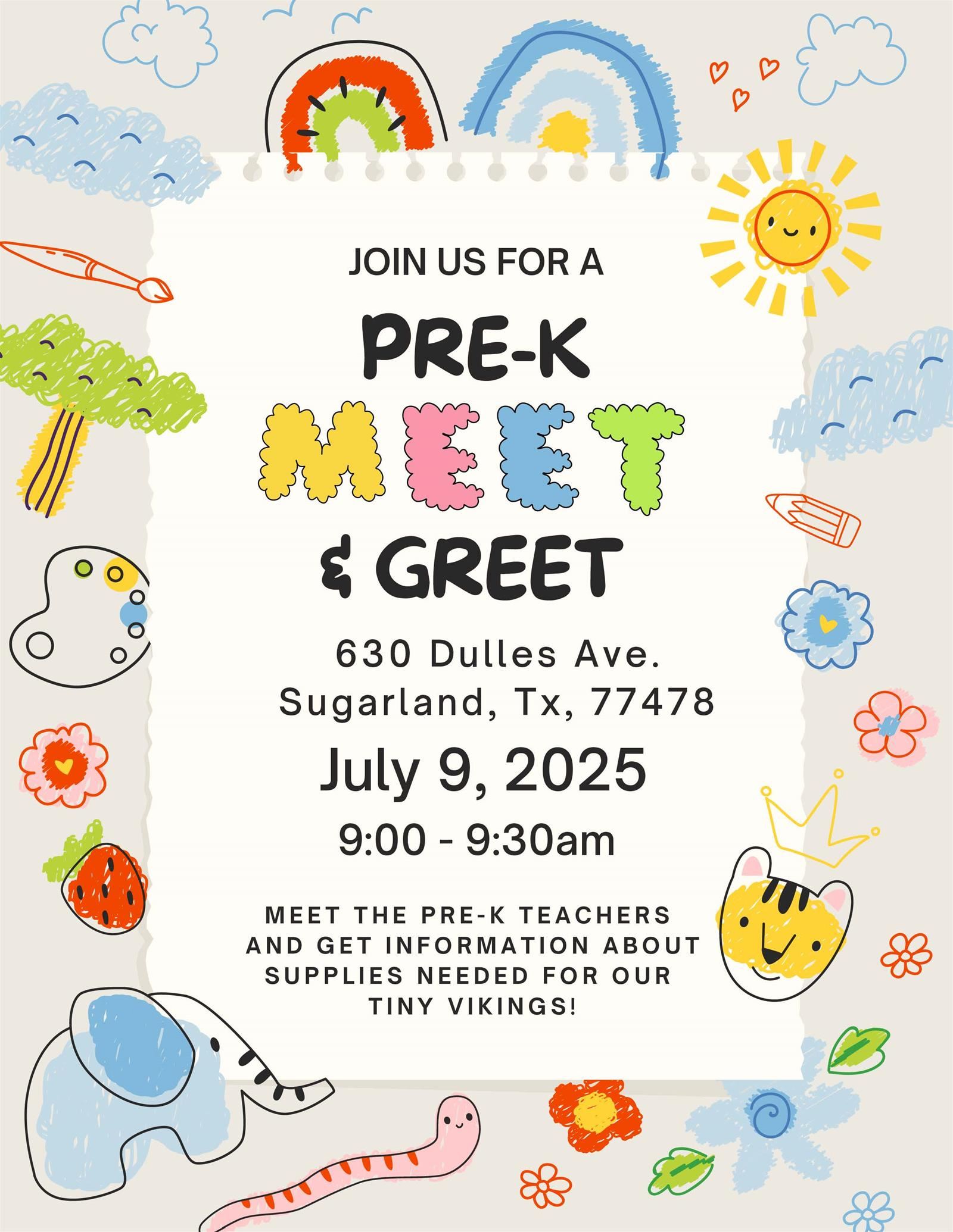 Pre-K Meet and Greet